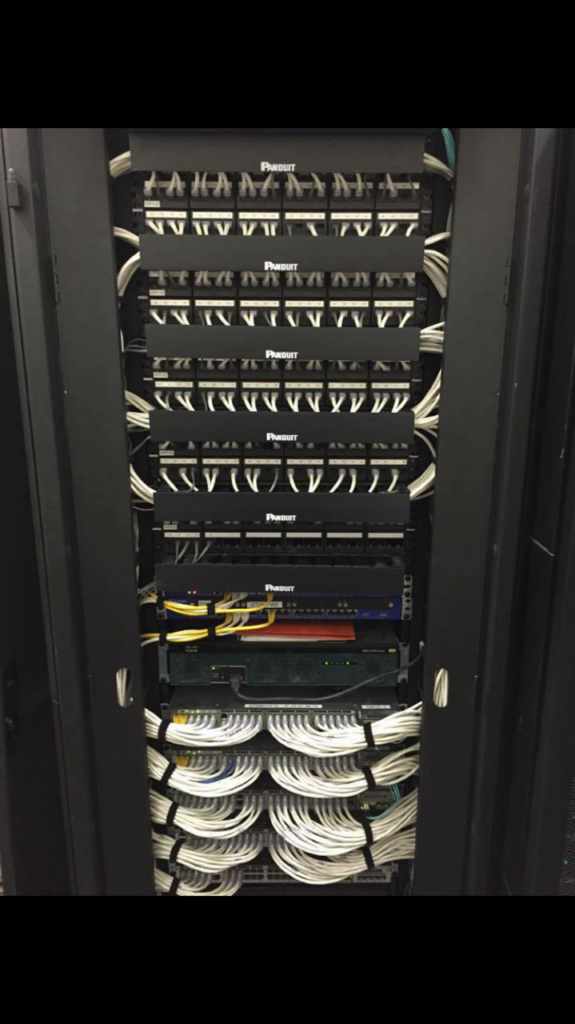 Network Rack for a Retail Store